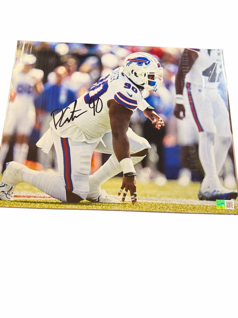 DeWayne Carter Signed 11x14 Photo - Buffalo Bills - TSE Authenticated